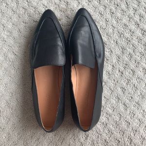 Madewell The Frances Skimmer Flats in Leather